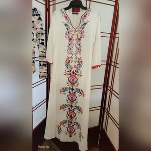 Bohemian Embroidered Look/ SHEIN